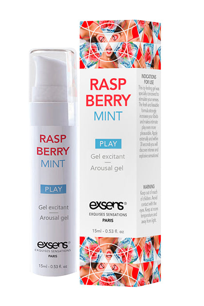 EXSENS - COOLING STIMULATION GEL RASPBERRY MINT 15 ML.