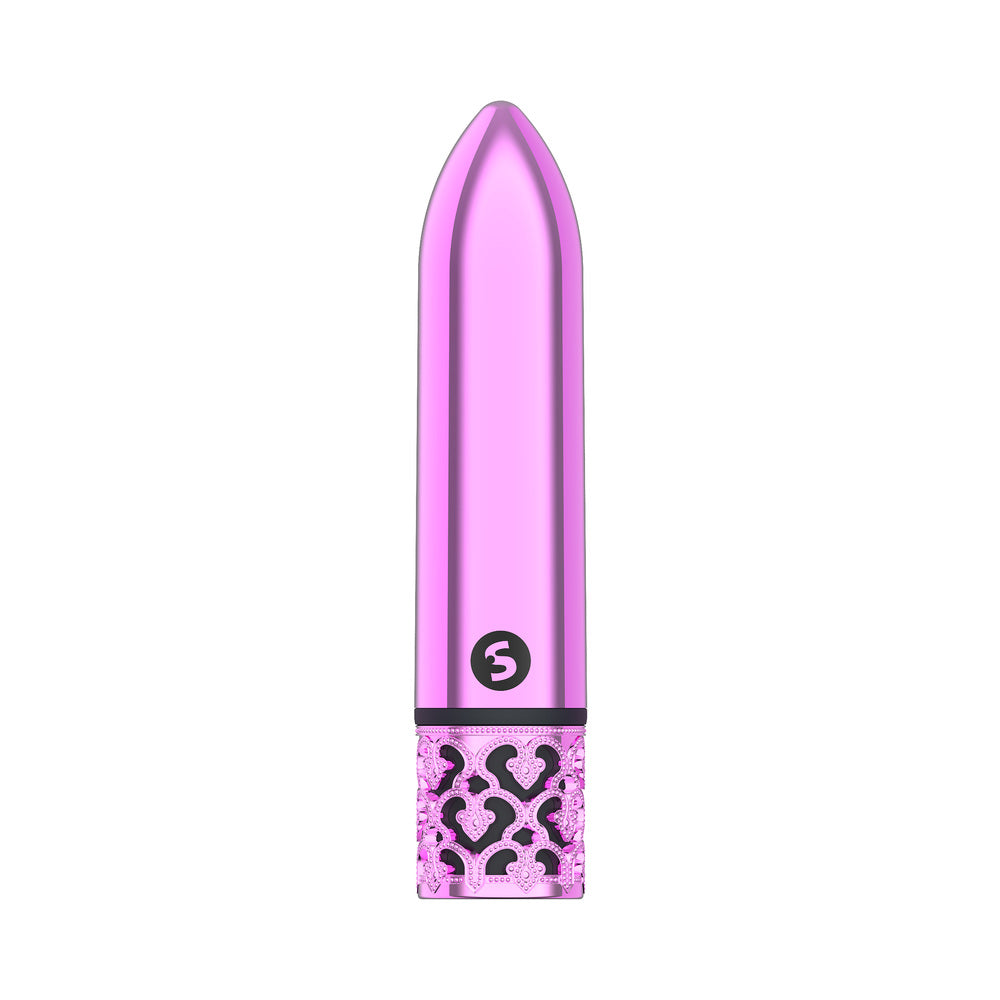 ROYAL GEMS GLAMOUR RECHARGEABLE ABS BULLET VIBRATOR PINK