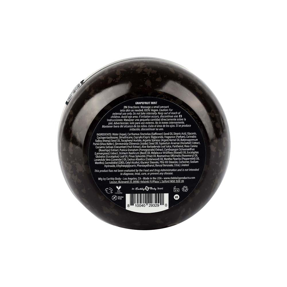 EARTHLY BODY CBD CREAM MINT 5 OZ.