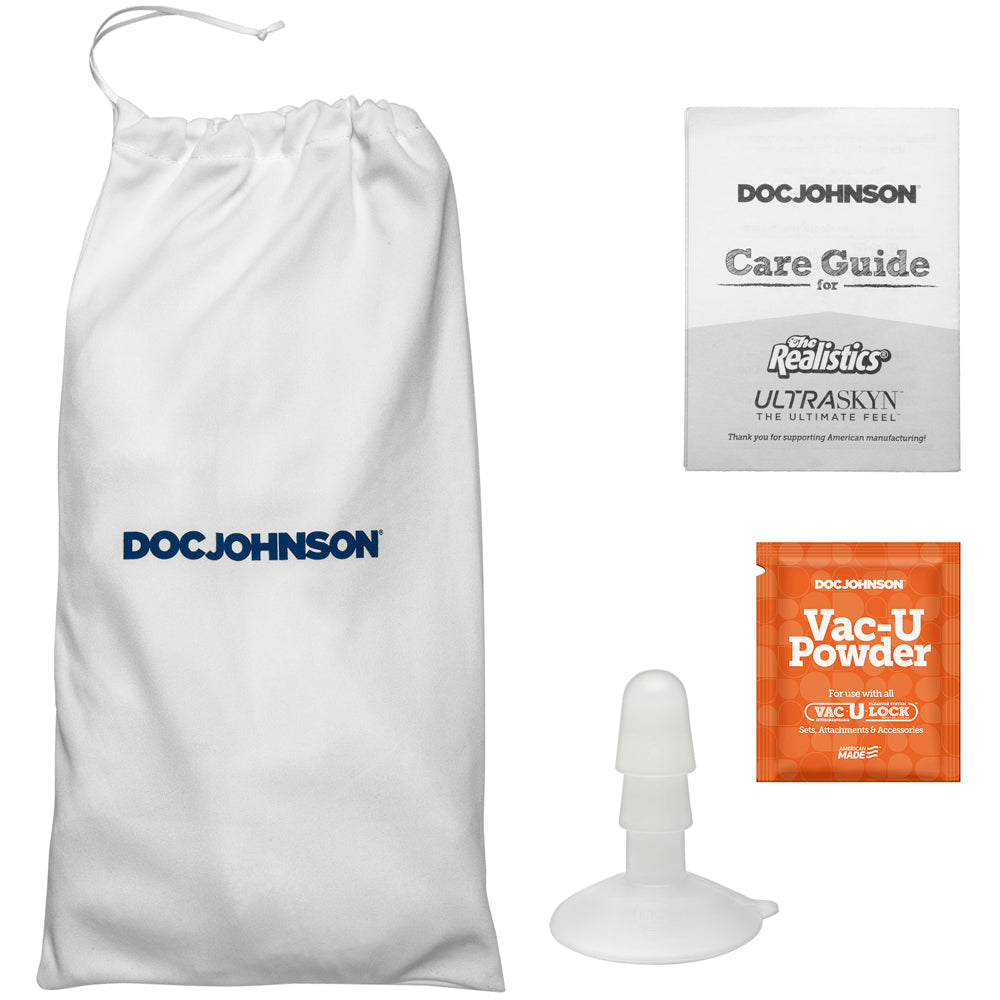 DOC JOHNSON - SIGNATURE COCKS ANTON HARDEN 11 IN. ULTRASKYN COCK WITH REMOVABLE VAC-U-LOCK SUCTION CUP