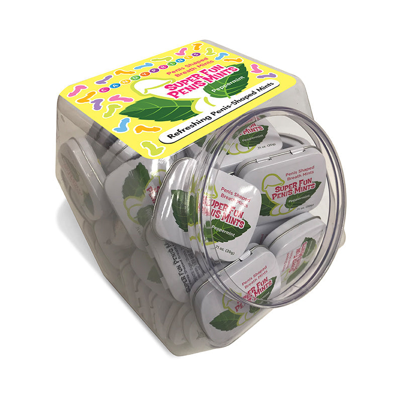LITTLE GENIE - SUPER FUN PENIS MINTS, DISPLAY OF 48
