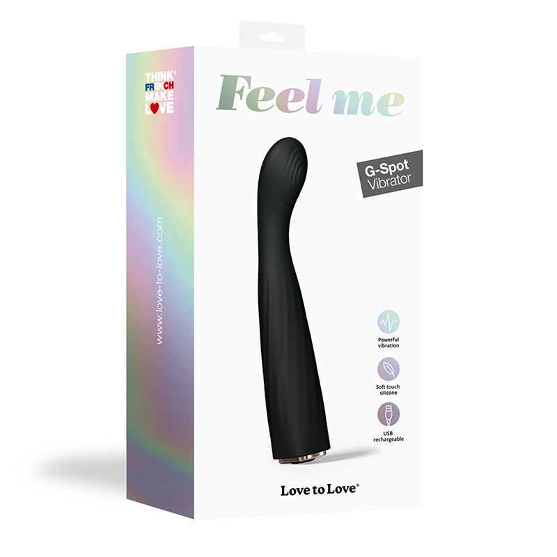 LOVELY PLANET - LOVE TO LOVE FEEL ME RECHARGEABLE SILICONE G-SPOT VIBRATOR NOIR