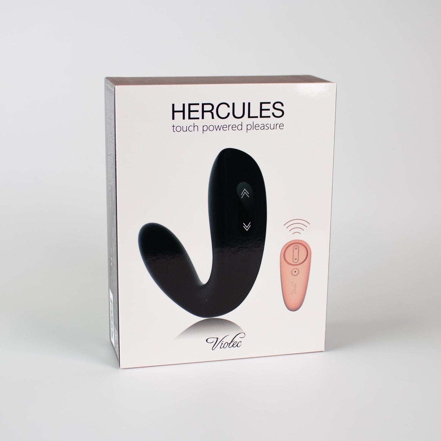 HERCULES REMOTE C-SHAPE VIBRATING PLUG BLACK