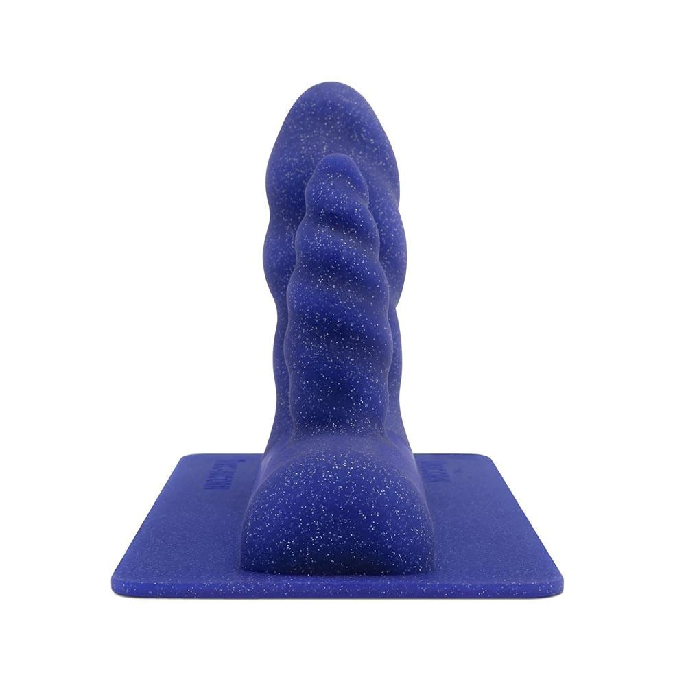 THE UNICORN TWO-NICORN TEXTURED DOUBLE PENETRATION SILICONE ATTACHMENT