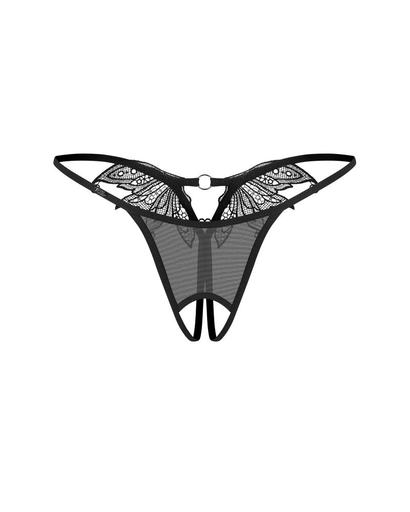 OBSESSIVE - ZALIYA CROTCHLESS THONG L/XL