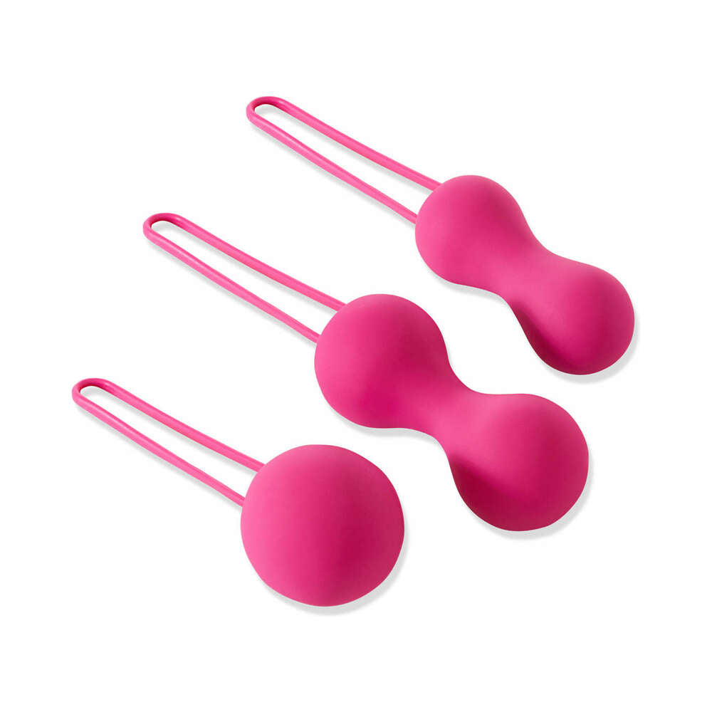 JE JOUE - AMI SILICONE KEGEL SET OF 3 FUCHSIA