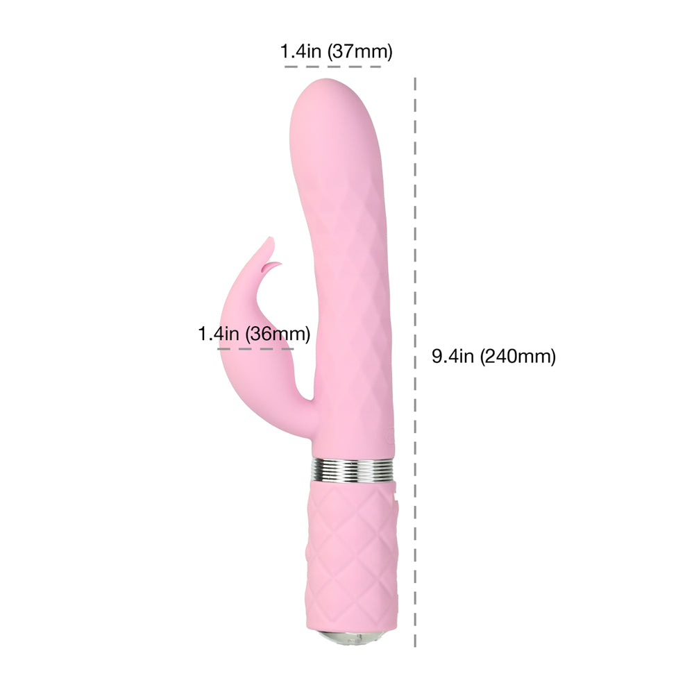PILLOW TALK LIVELY DUAL STIMULATOR PINK