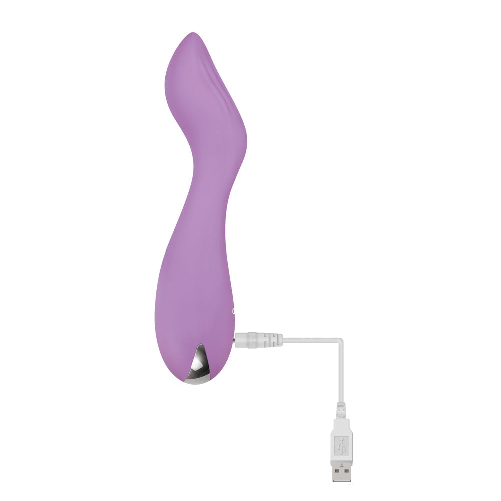 EVOLVED - LILAC G RECHARGEABLE SILICONE G-SPOT VIBRATOR PURPLE