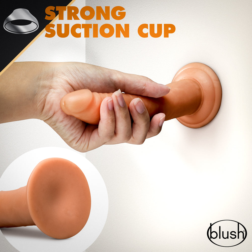 DR. SKIN GLIDE REALISTIC 7.5 IN. SELF-LUBRICATING DILDO TAN