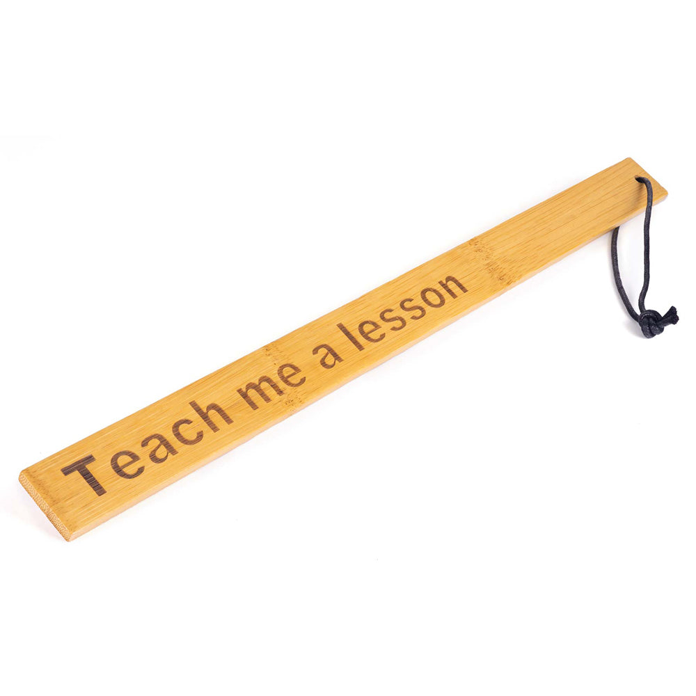 BAMBOO PADDLE TEACH ME A LESSON