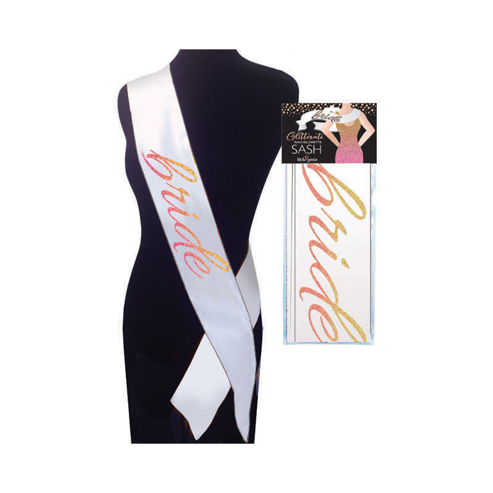 LITTLE GENIE - GLITTERATI BACHELORETTE BRIDE SASH