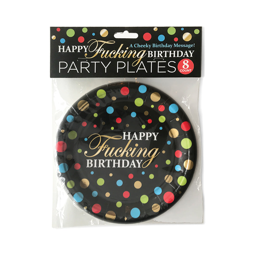LITTLE GENIE - HAPPY FUCKING BIRTHDAY PLATES