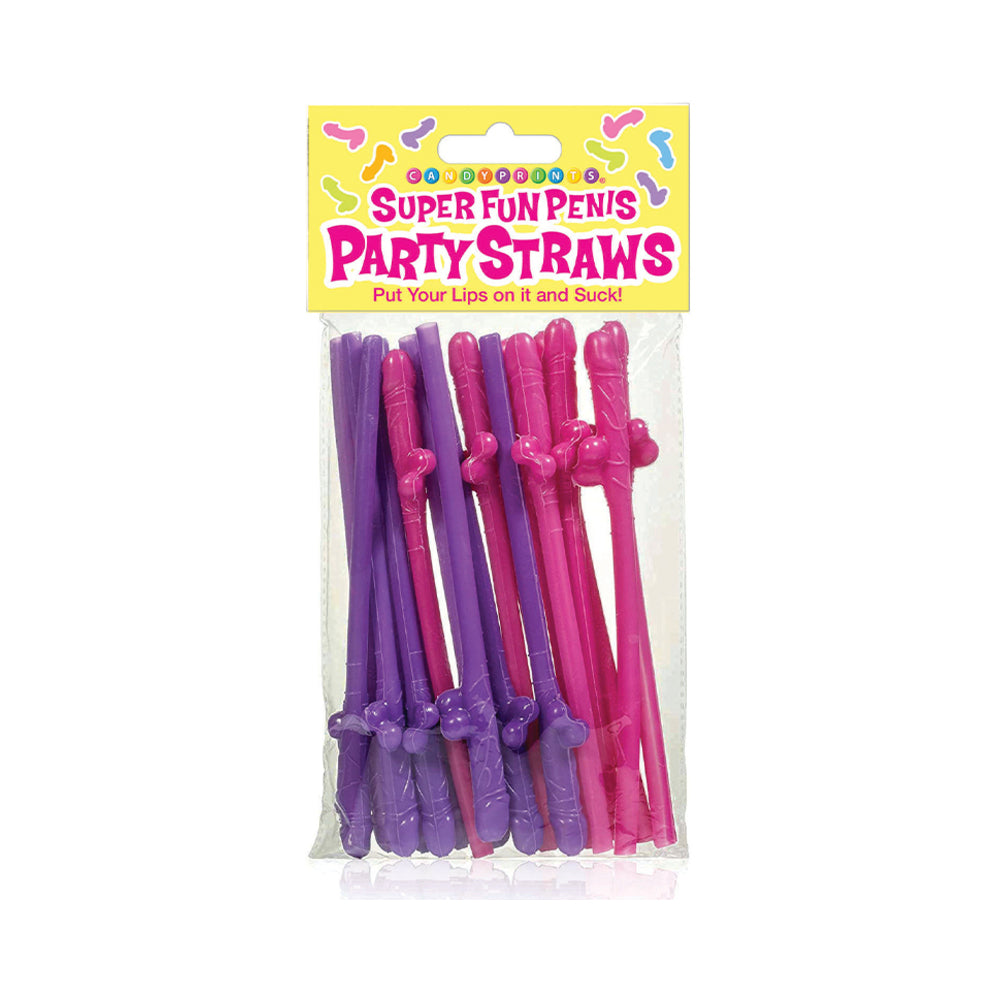 LITTLE GENIE - SUPER FUN PENIS PARTY STRAWS 8-PACK