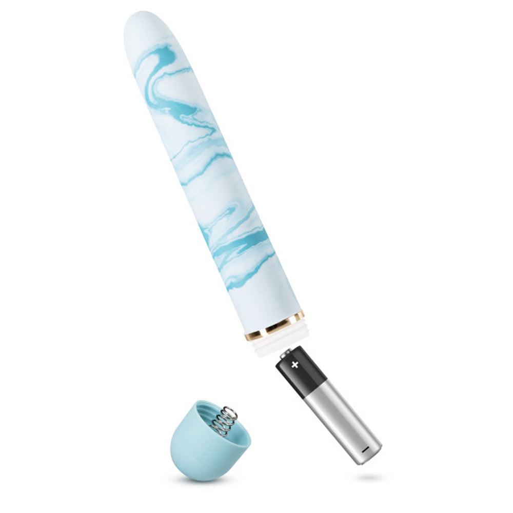 BLUSH - THE COLLECTION BLUEBERRY HAZE SLIMLINE VIBRATOR BLUE