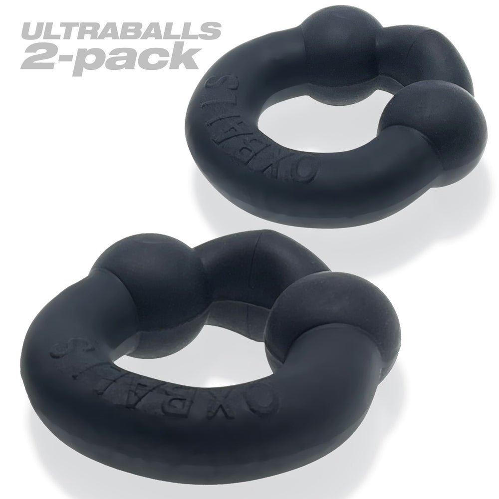 OXBALLS - ANILLO DE PENE ULTRABALLS PAQUETE DE 2 + SILICONA EDICIÓN ESPECIAL NOCTURNA