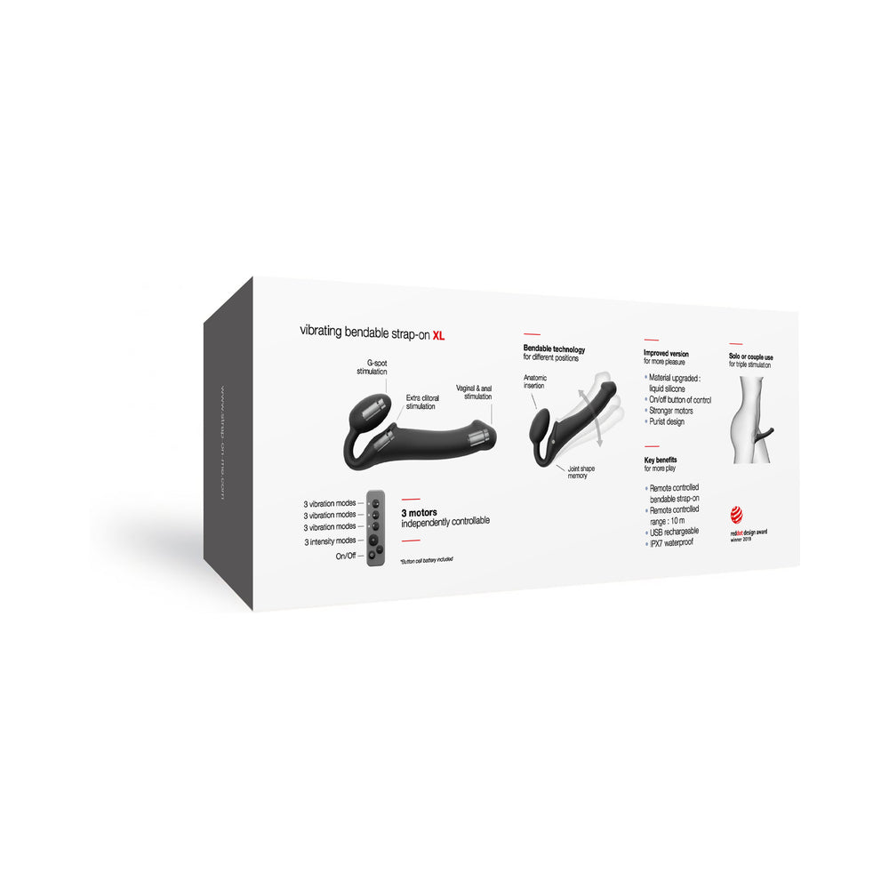LOVELY PLANET - STRAP ON ME VIBRATING BENDABLE STRAPLESS STRAP ON XLARGE