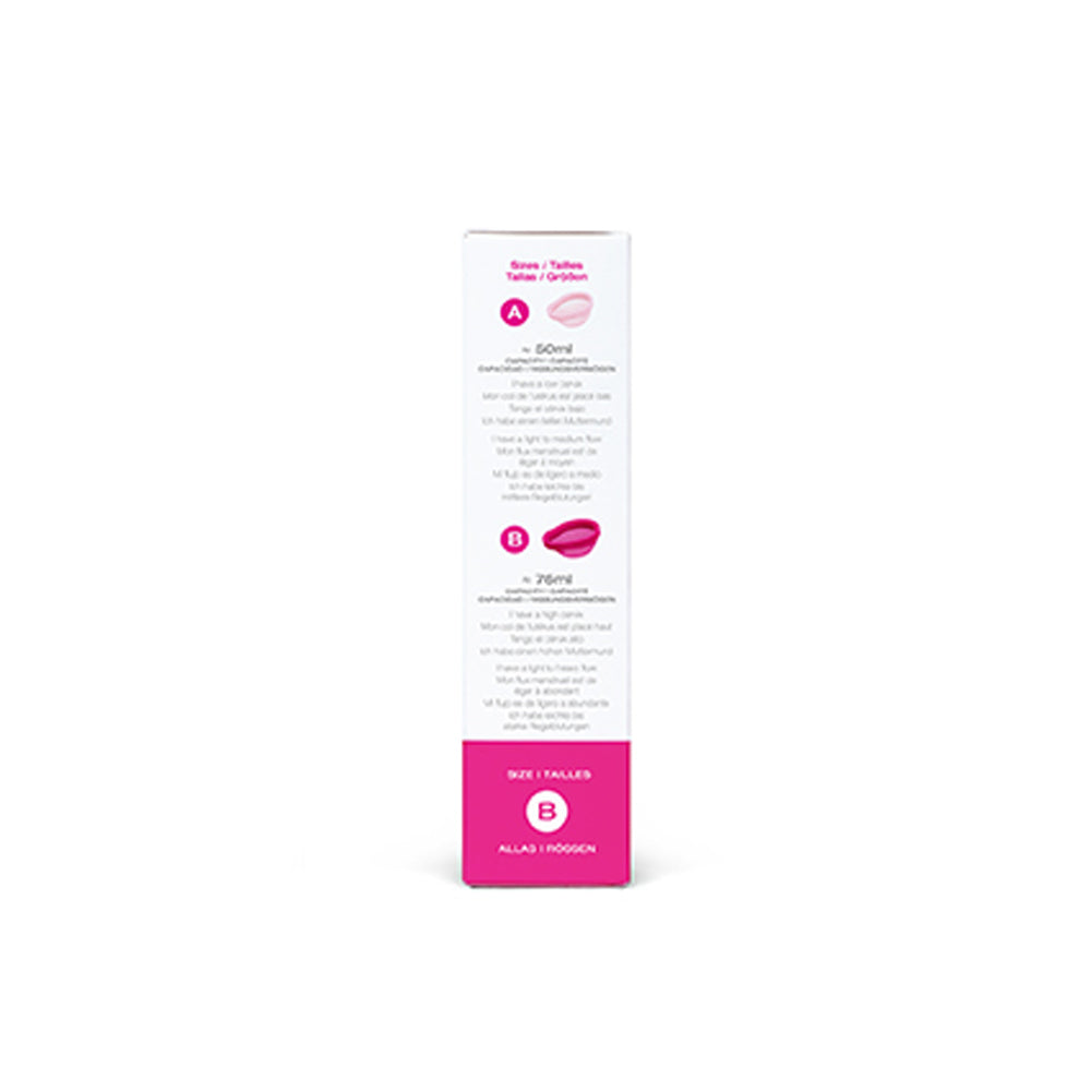 LELO - INTIMINA ZIGGY CUP 2 FLAT-FIT MENSTRUAL CUP SIZE B