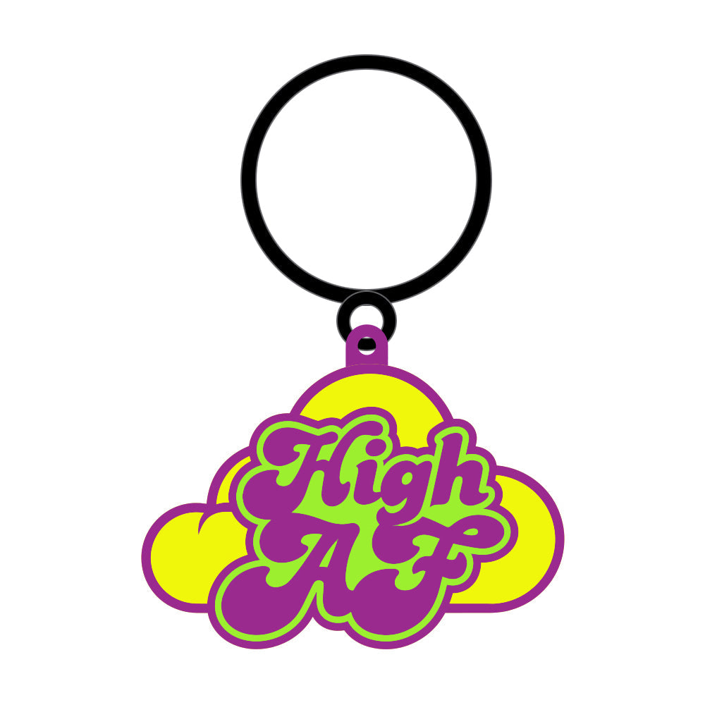 WEED KEYCHAIN HIGH AF