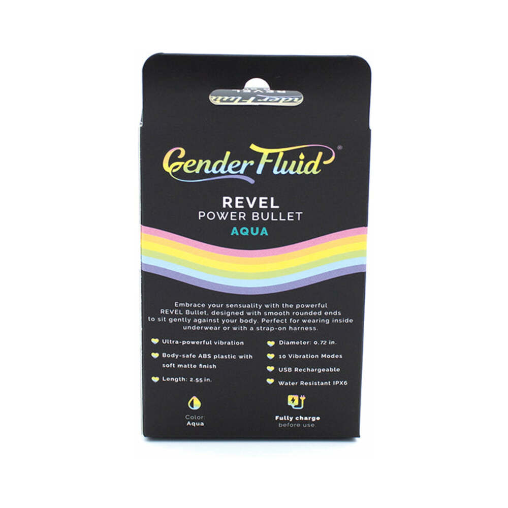 GENDER FLUID REVEL POWER BULLET AQUA
