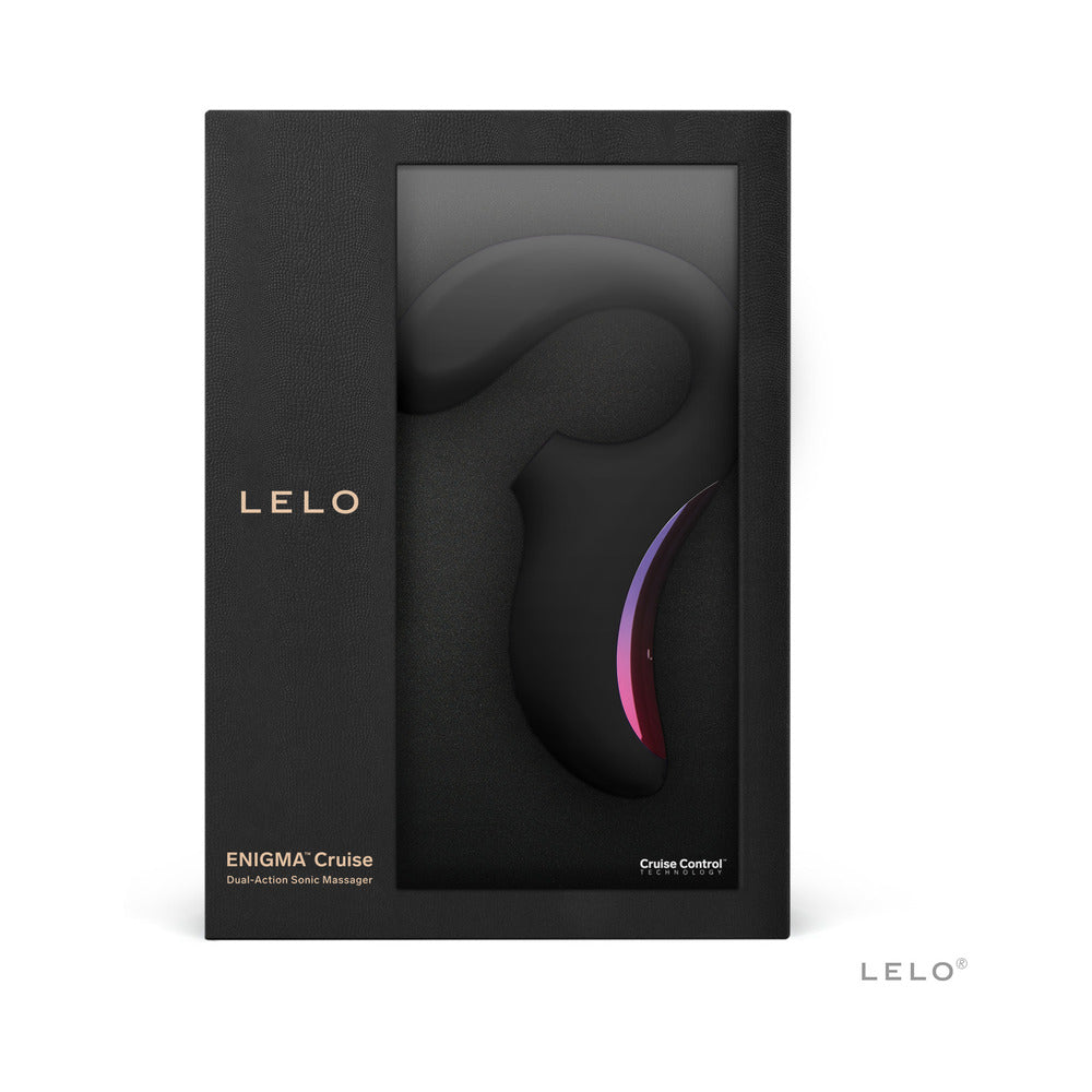 LELO ENIGMA CRUISE SUCTION DUAL STIMULATOR BLACK