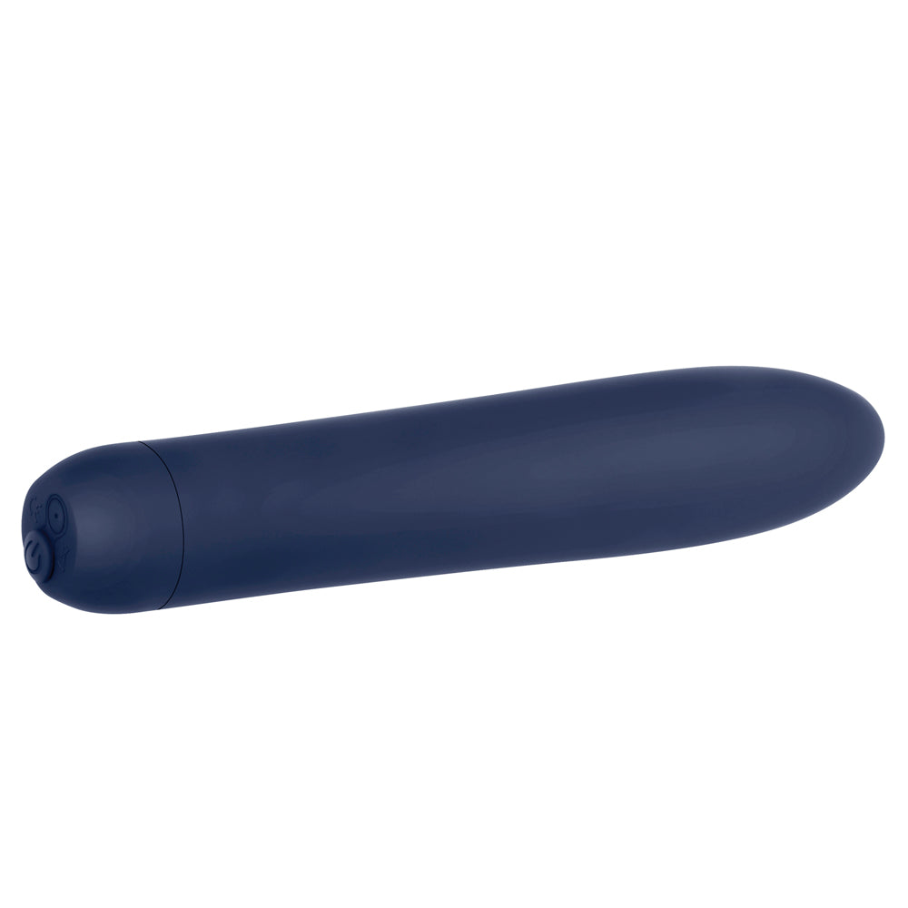 EVOLVED STRAIGHT FORWARD RECHARGEABLE SLI MLINE VIBRATOR BLUE