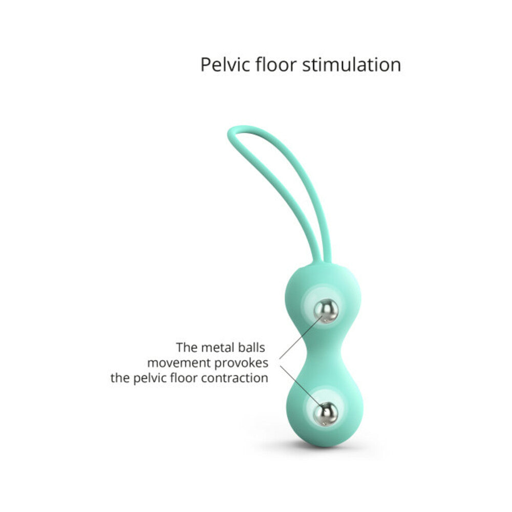LOVELY PLANET - LOVE TO LOVE JOIA SILICONE KEGEL BALLS ENJOY MINT