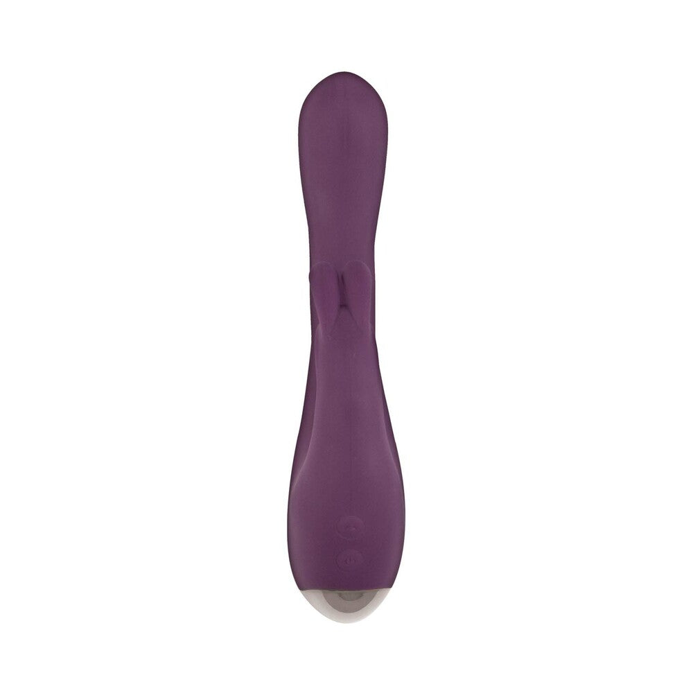 PRINCESS BUNNY TICKLER DUAL STIMULATOR SILICONE PURPLE
