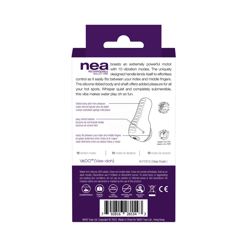 VEDO - NEA RECHARGEABLE FINGER VIBE DEEP PURPLE
