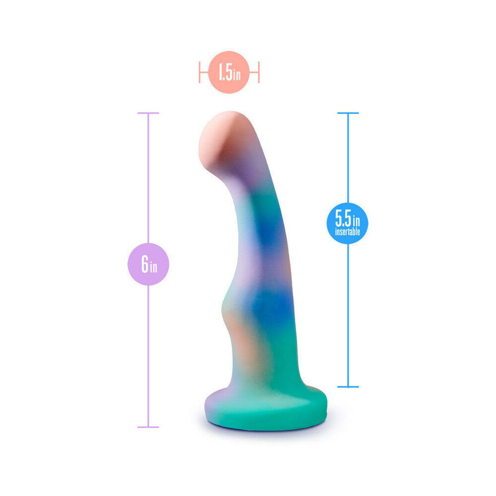 BLUSH - AVANT OPAL DREAMS 6 IN. SILICONE DILDO AQUA