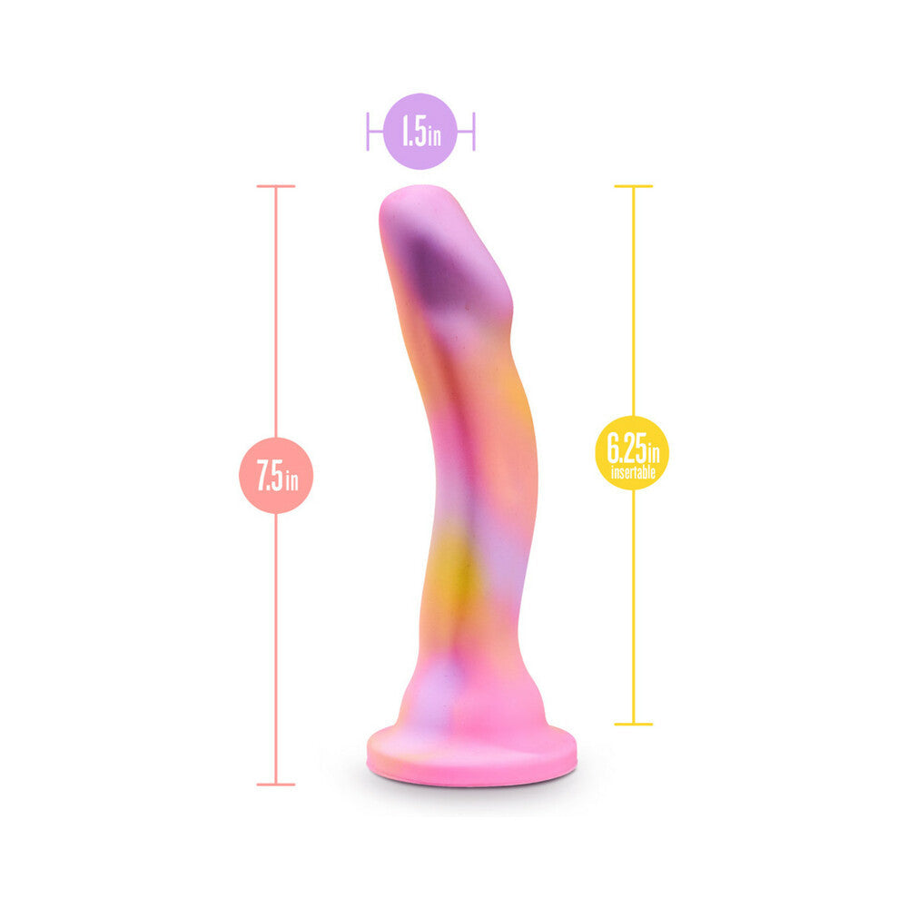 BLUSH - AVANT SUN''S OUT 7.5 IN. SILICONE DILDO PINK