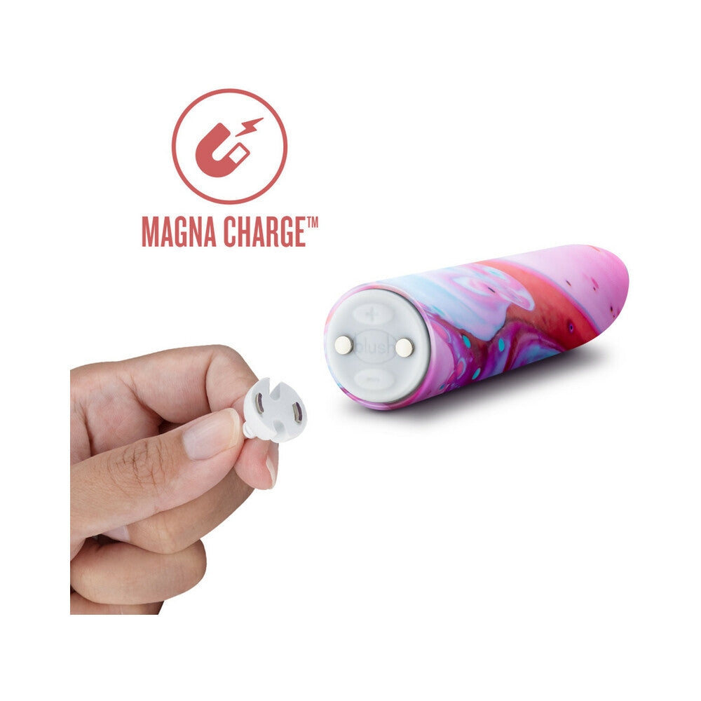 BLUSH - LIMITED ADDICTION FASCINATE POWER VIBE RECHARGEABLE BULLET PEACH