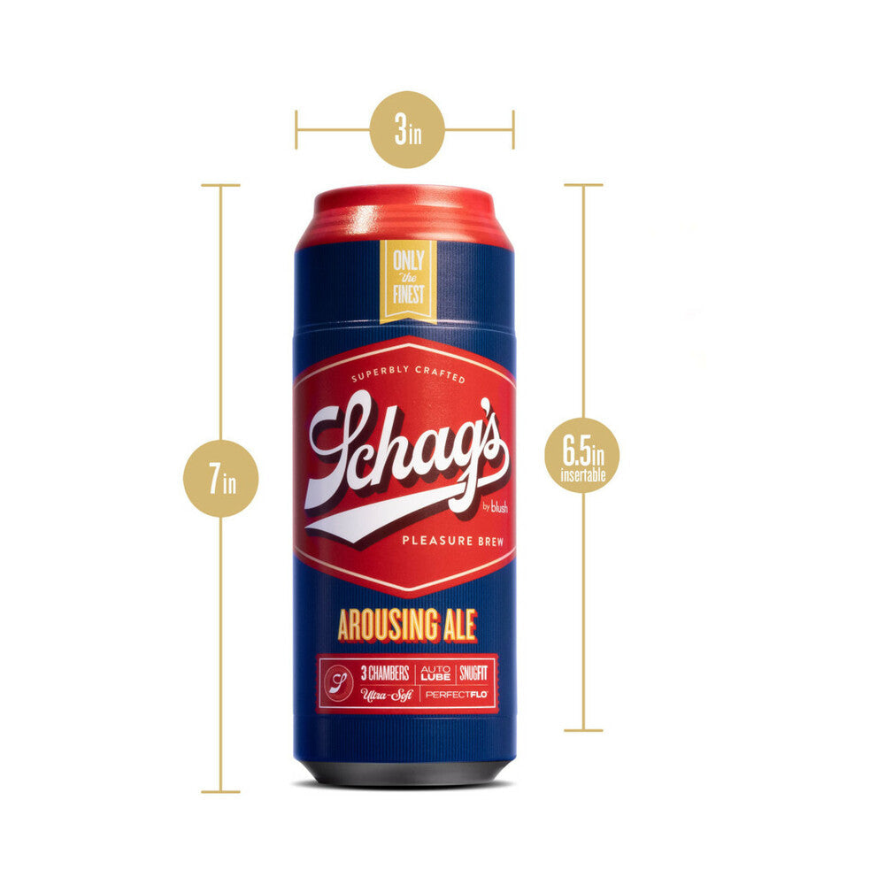 BLUSH - SCHAG''S AROUSING ALE SELF-LUBRICATING STROKER FROSTED