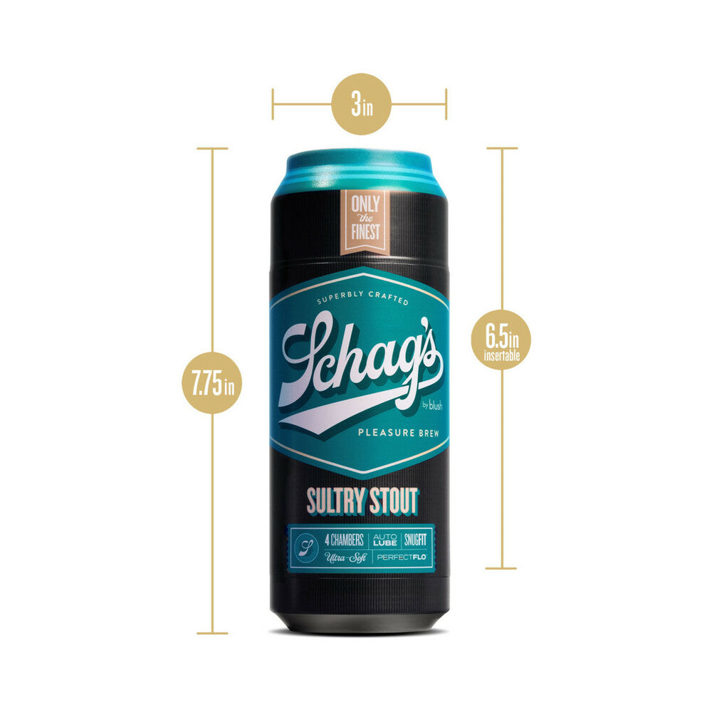 BLUSH - SCHAG''S SULTRY STOUT SELF-LUBRICATING STROKER FROSTED
