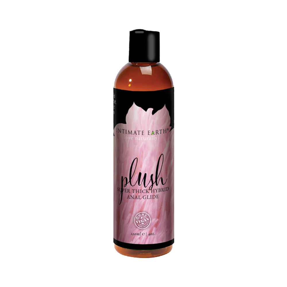 INTIMATE EARTH PLUSH SUPER THICK HYBRID ANAL GLIDE 4 OZ.