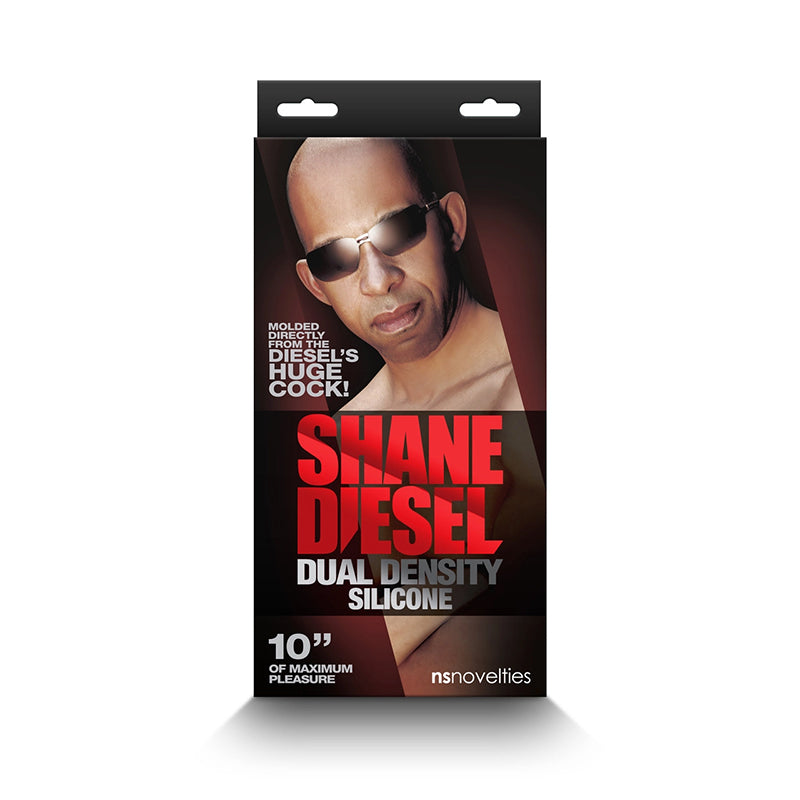 NS NOVELTIES - SHANE DIESEL DUAL DENSITY SILICONE 10 IN. DILDO