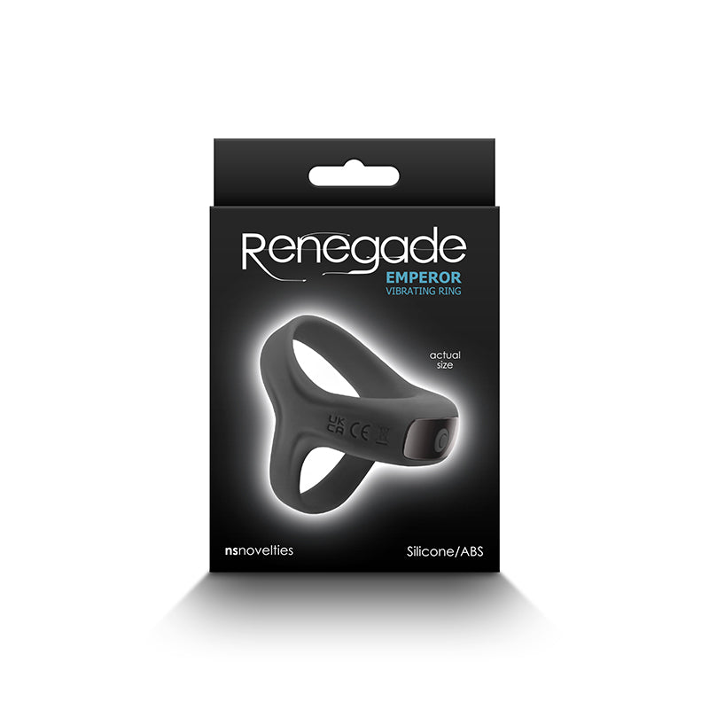 RENEGADE EMPEROR VIBRATING RING BLACK