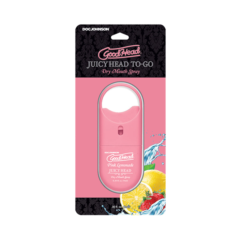 DOC JOHNSON - GOODHEAD JUICY HEAD DRY MOUTH SPRAY TO-GO PINK LEMONADE 0.30 OZ.