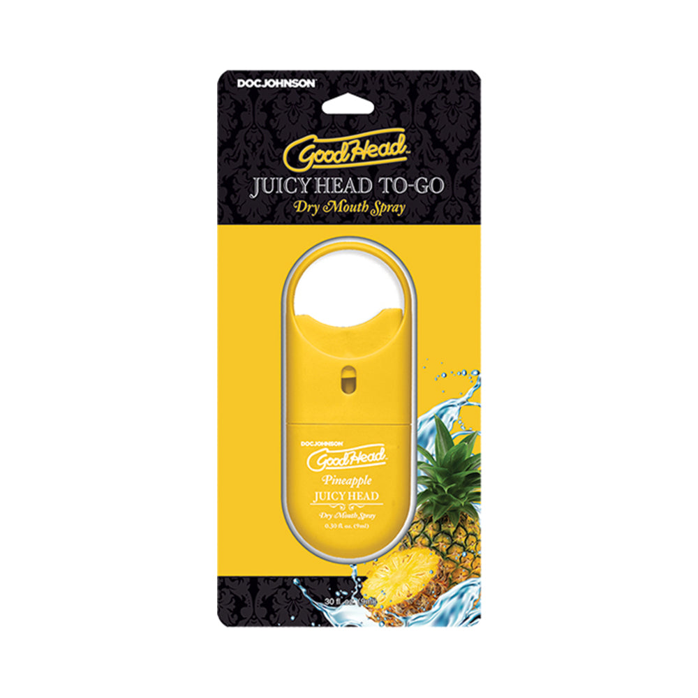 DOC JOHNSON - GOODHEAD JUICY HEAD DRY MOUTH SPRAY TO-GO PINEAPPLE .30 OZ.