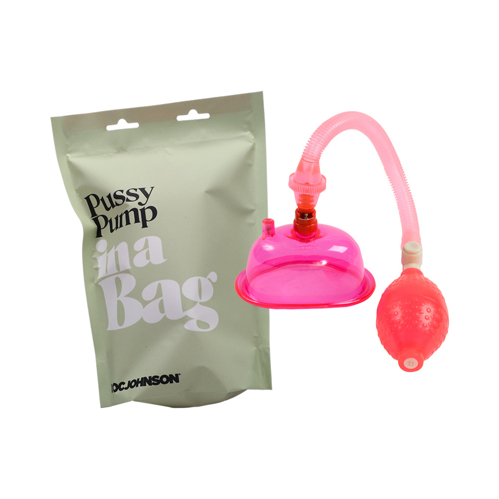 DOC JOHNSON PUSSY PUMP IN A BAG PINK