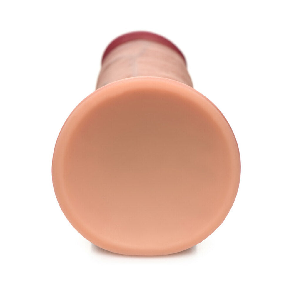 CURVE NOVELTIES - CURVE TOYS JOCK DUAL DENSITY 7 IN. SILICONE DILDO WITH SUCTION CUP LIGHT