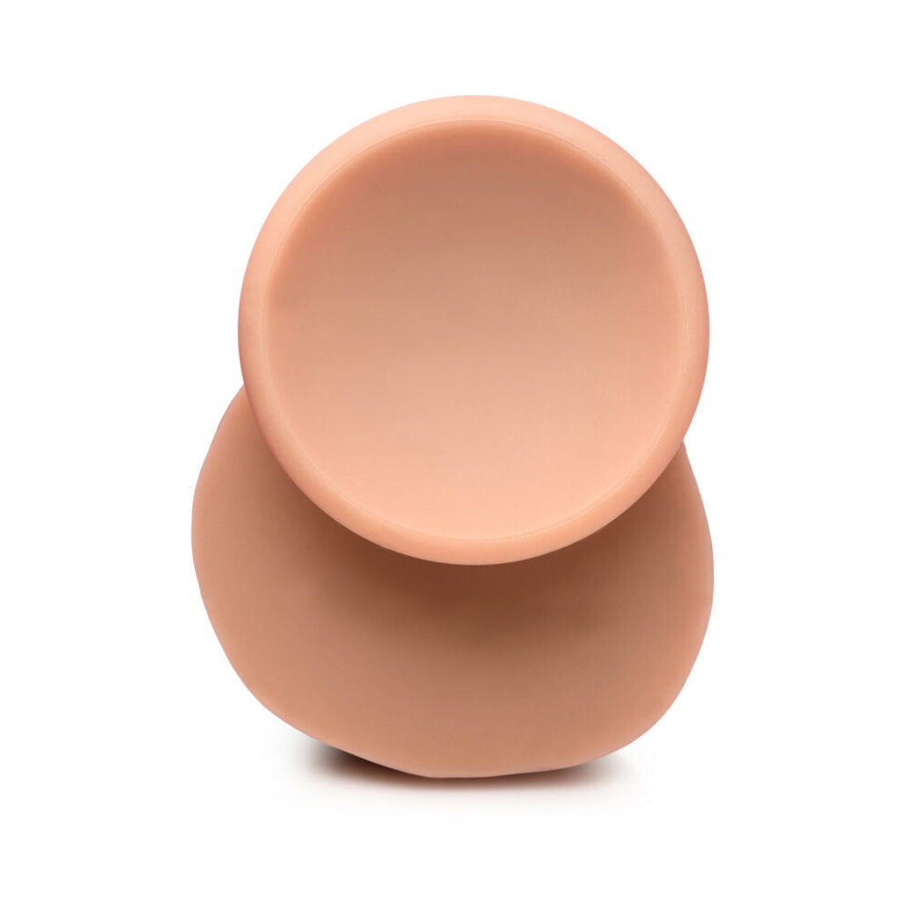CURVE NOVELTIES - CURVE TOYS JOCK DUAL DENSITY 9 IN. SILICONE DILDO WITH BALLS & SUCTION CUP LIGHT