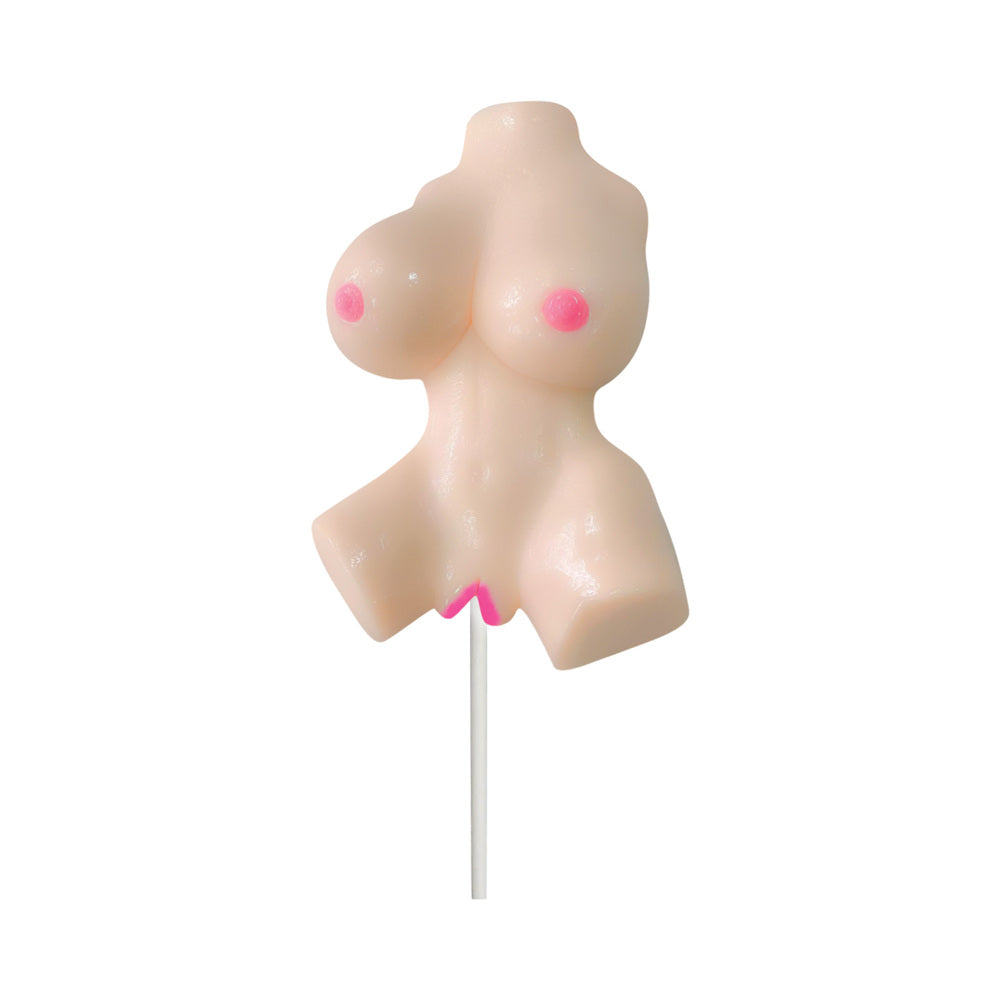 LUSTY LICKERS FEMALE TORSO POP BUTTERSCOTCH FLAVOR