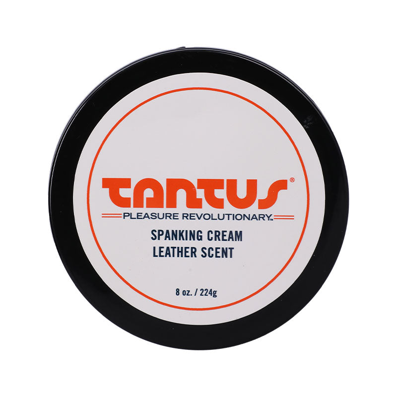 TANTUS APOTHECARY SPANKING CREAM LEATHER SCENT 8 OZ.