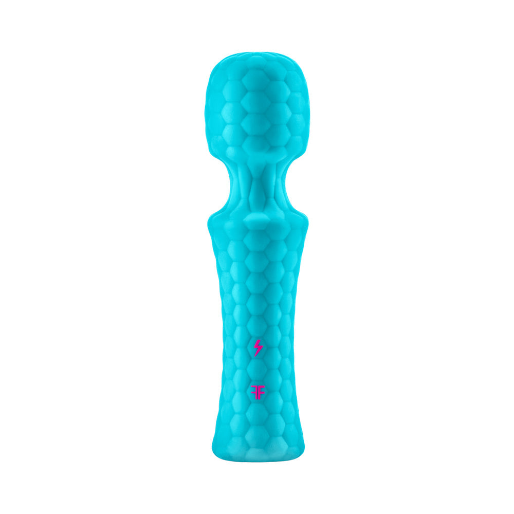 FEMMEFUNN - ULTRA WAND MINI RECHARGEABLE FLEXIBLE TEXTURED SILICONE VIBRATOR
