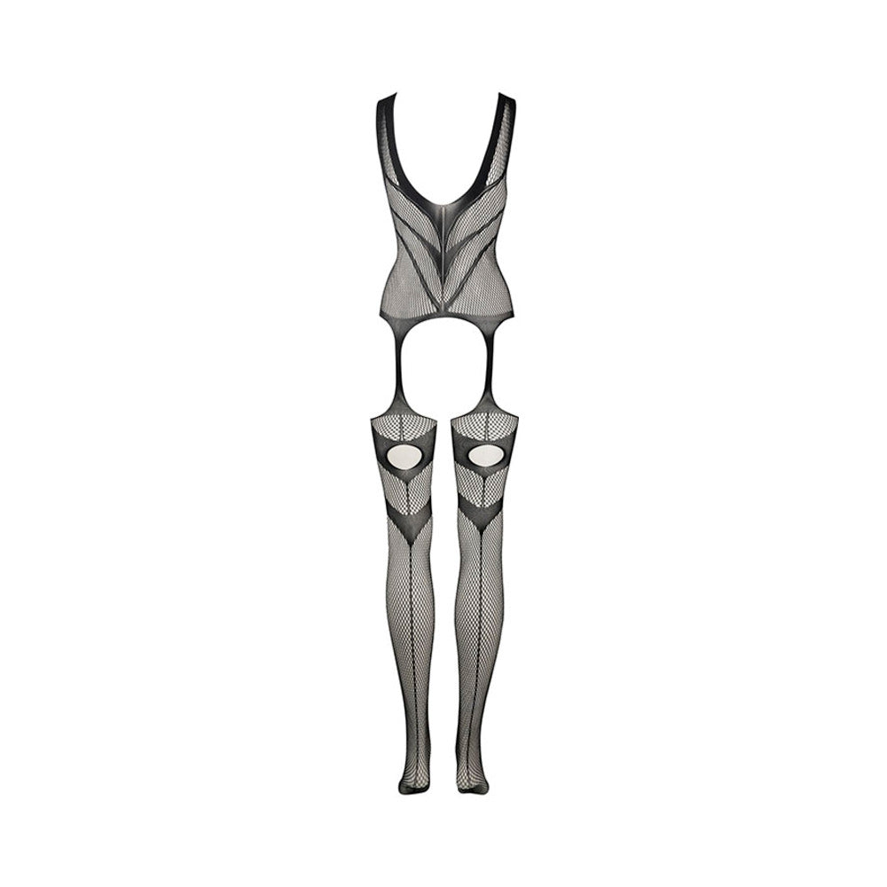 SHOTS - LE DESIR SUSPENDER BODYSTOCKING BLACK O/S