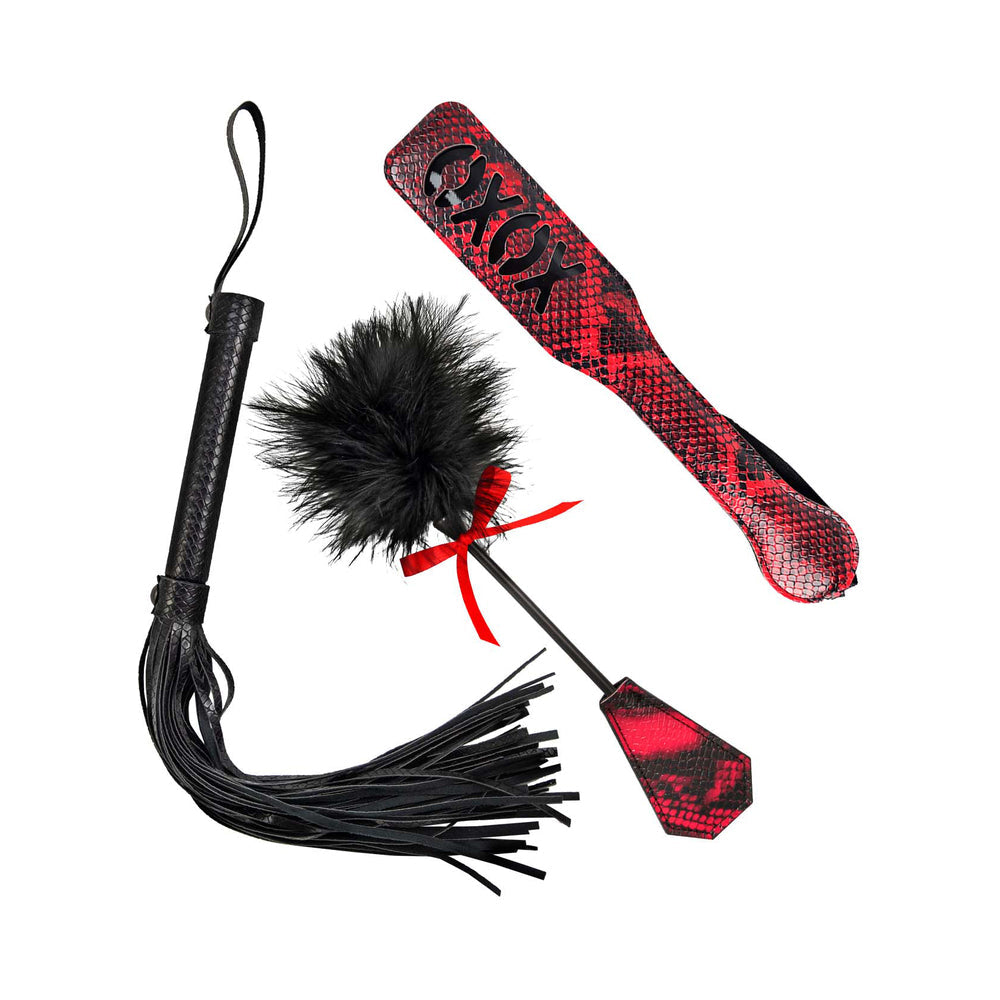 NASSTOYS - LOVERS KITS WHIP, SPANK & TICKLE 3-PIECE SET