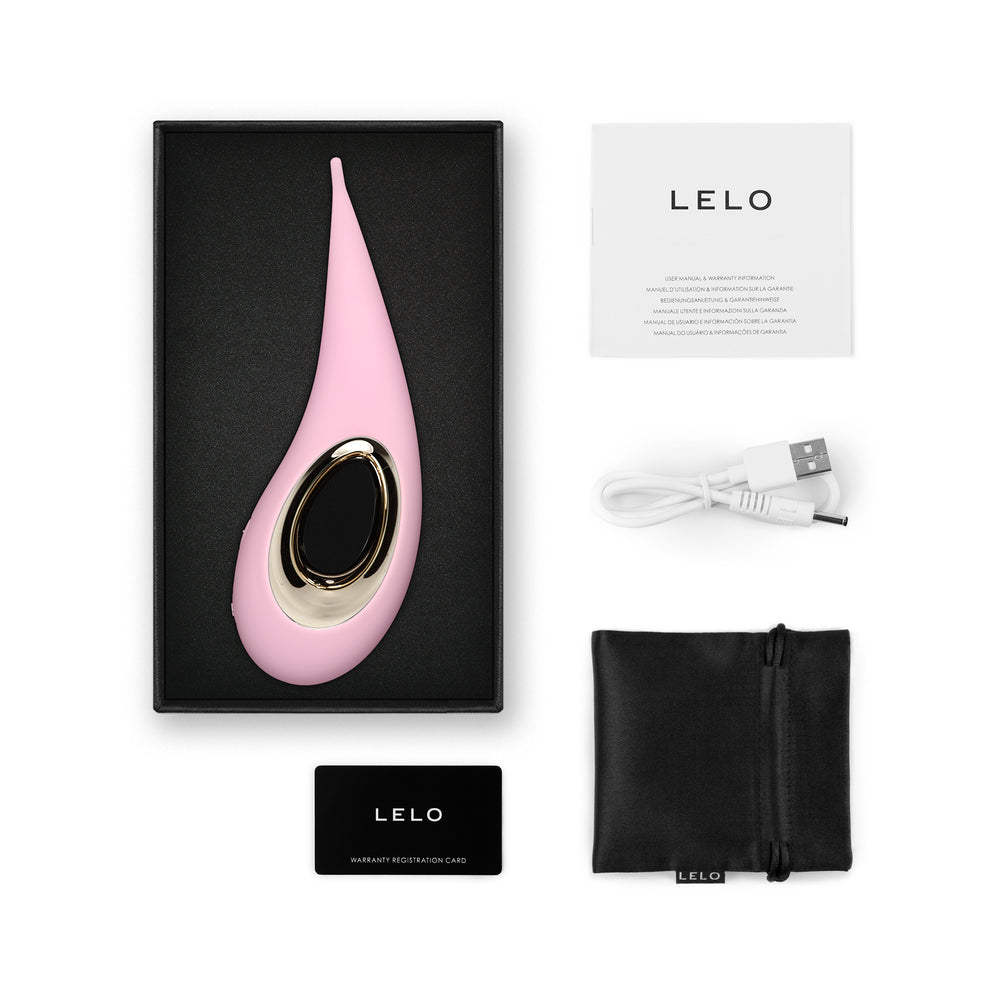 LELO DOT ELLIPTICAL CLITORAL STIMULATOR PINK