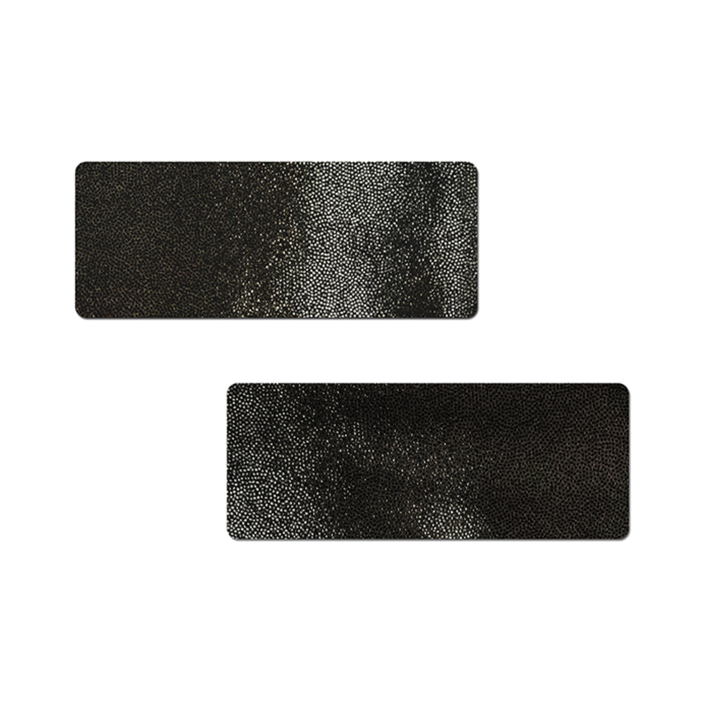 PASTEASE MATTE BLACK BAR NIPPLE PASTIES