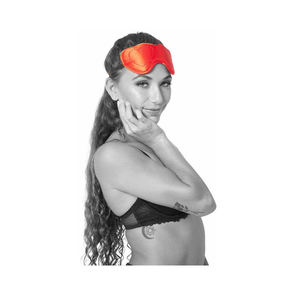 SPORTSHEETS - SEX & MISCHIEF AMOR BLINDFOLD RED