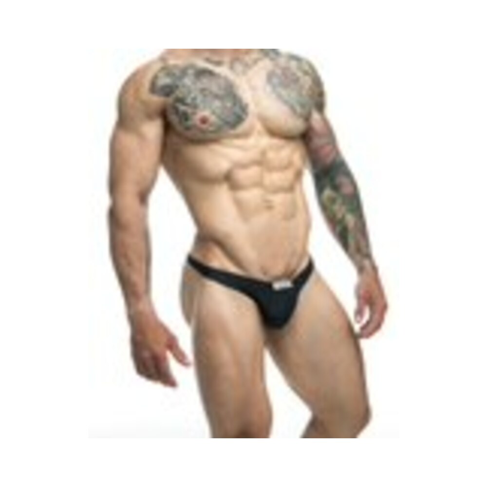 MALEBASICS JUSTIN + SIMON CLASSIC TANGA BLACK 2XL